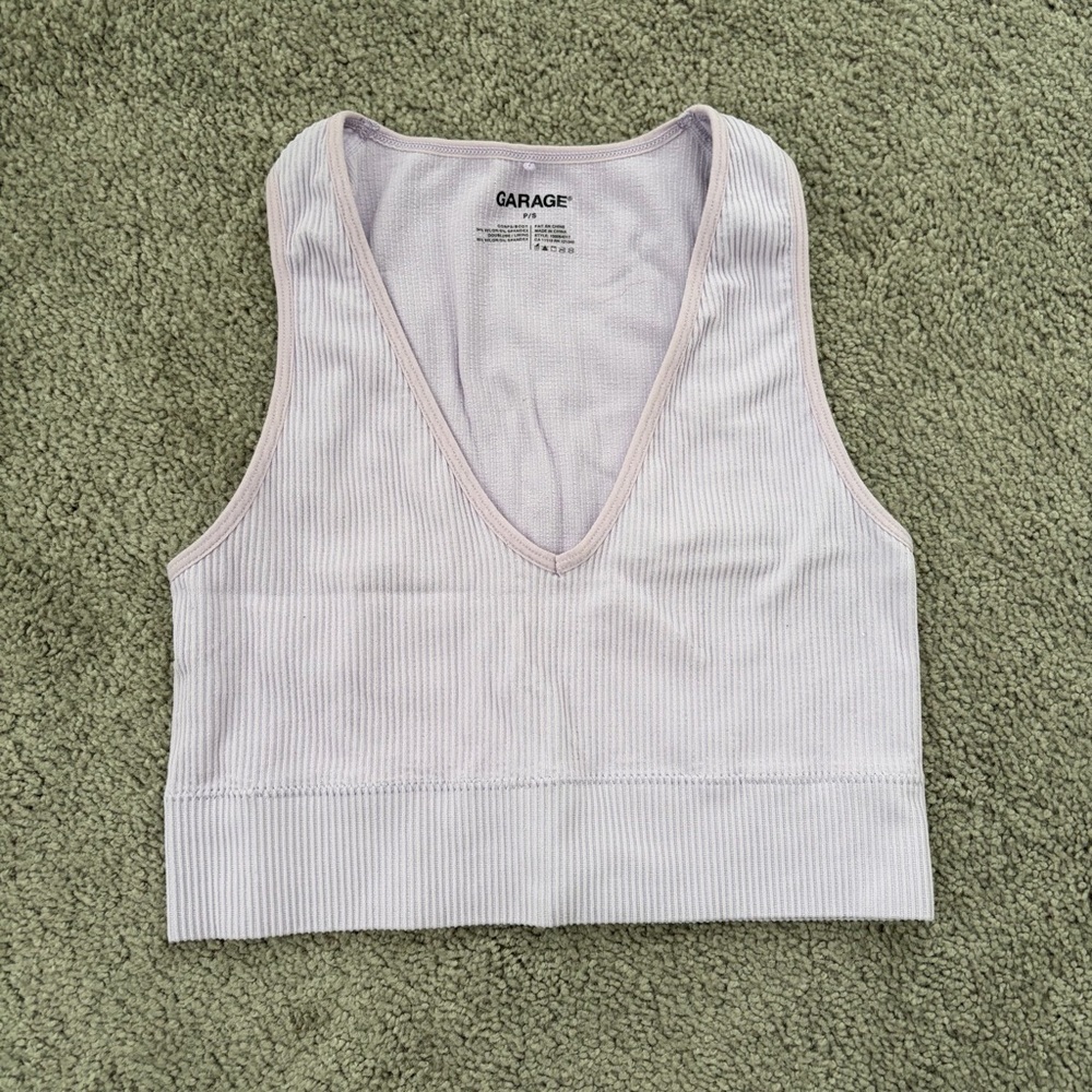 Garage Seamless Light Purple Tank Top
